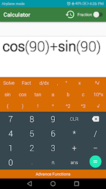 Scientific Calculator with Fraction Calculator Frame Grabs 2