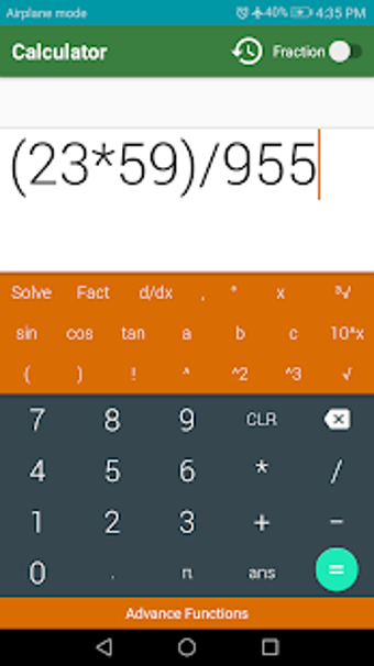 Scientific Calculator with Fraction Calculator Screen Grabs 4