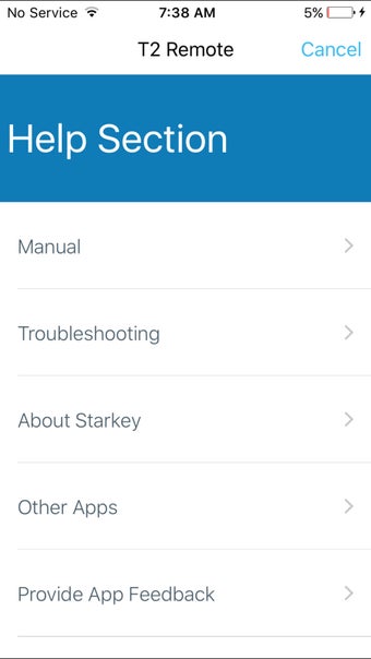 Imagen 1 para Starkey T Remote