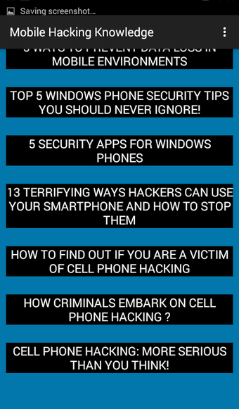 Imagen 0 para Mobile Hacking Knowledge