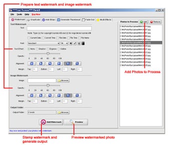 Imagen 0 para PhotoX Batch Watermark Cr…