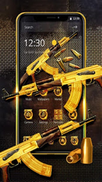 Image 0 for AK47 Machine Gun Theme