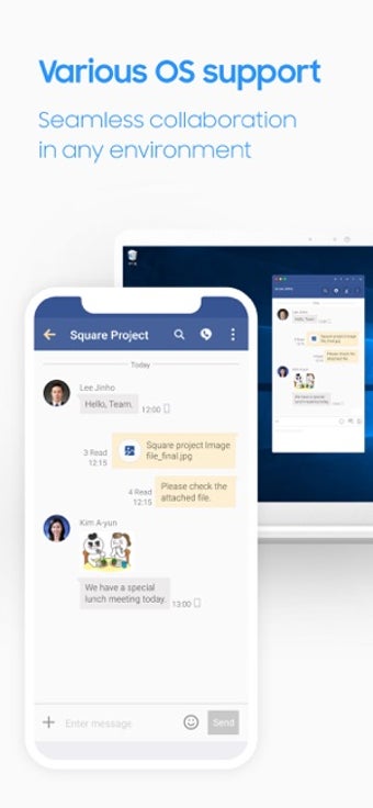 Imagen 1 para Samsung Square Messenger