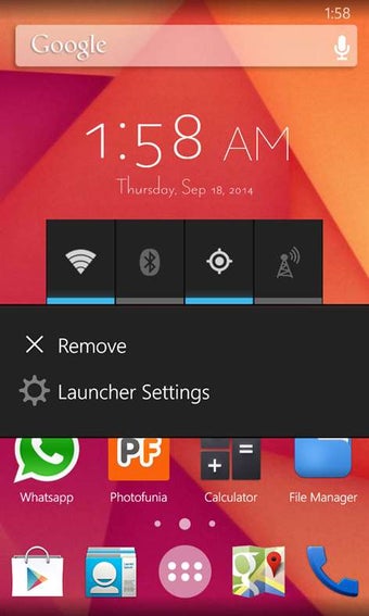 Imagen 2 para KitKat Launcher for Windo…