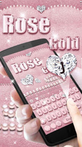 Image 0 for Rose Gold Keyboard Theme