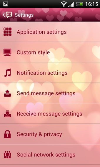 Image 2 for Handcent 5 Skin Valentine…