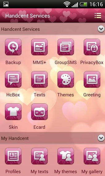 Image 0 for Handcent 5 Skin Valentine…