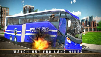 Imagen 2 para Police Bus Driving Game 3…