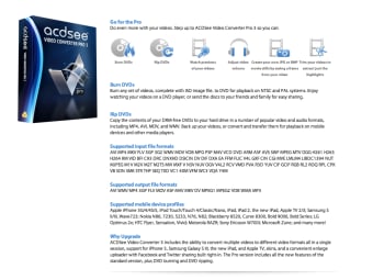 Image 3 for ACDSee Video Converter