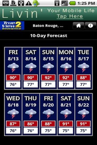 Image 1 for WBRZ WX