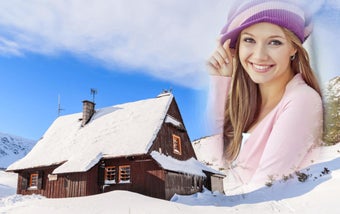 Image 1 for Snowfall Photo Frames