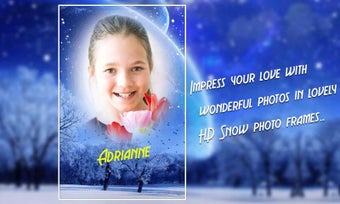 Image 6 for Snowfall Photo Frames