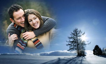 Image 5 for Snowfall Photo Frames