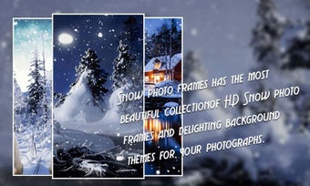 Image 0 for Snowfall Photo Frames