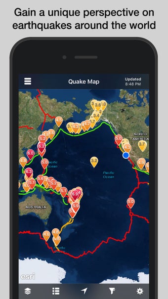 Imagen 1 para QuakeFeed Earthquake Aler…