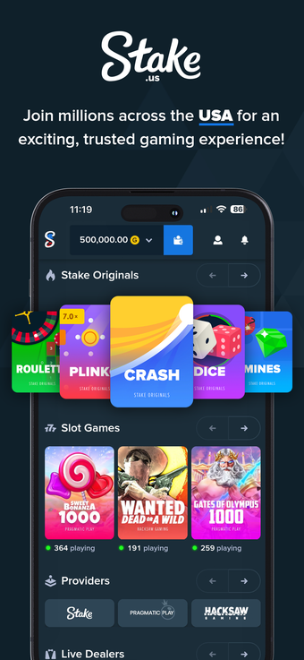 Image 0 for Stake US - Casino  Slots