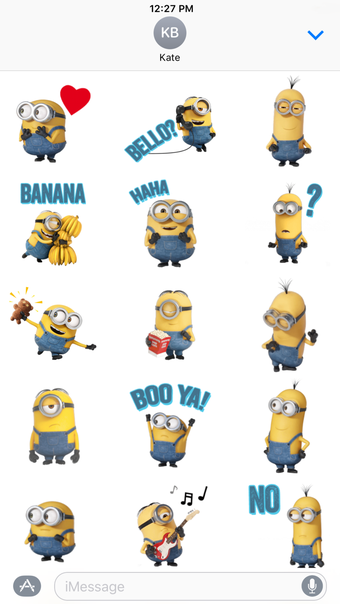 Image 1 for Minions Movie Stickers