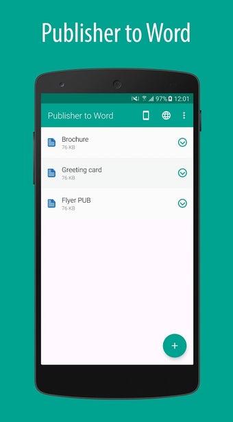 Image 0 for Publisher to Word