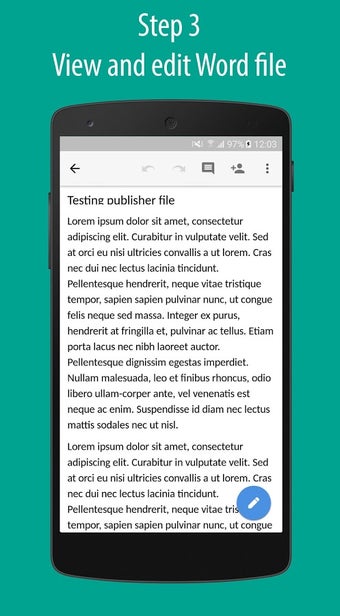 Image 3 for Publisher to Word