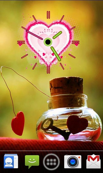 Imagen 2 para Love Clock Live Wallpaper