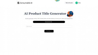 Image 0 for AI Product Title Generato…