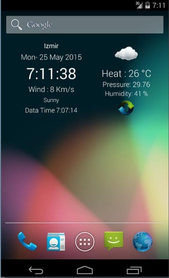 Image 0 for Transparent Weather Widge…