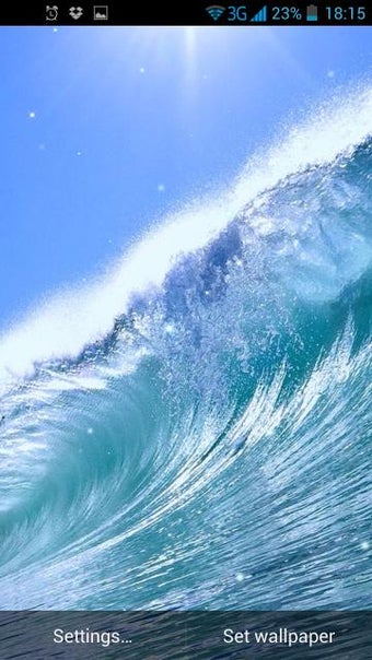Image 1 for Waves Live Wallpaper