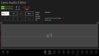 Image 0 for Lexis Audio Editor