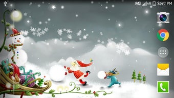 Imagen 2 para Christmas Snow Live Wallp…