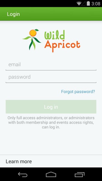 Imagen 0 para Wild Apricot for admins