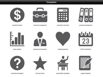Imagen 0 para Templates for Numbers Spr…