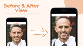 Imagen 0 para Make Me Bald filter photo…