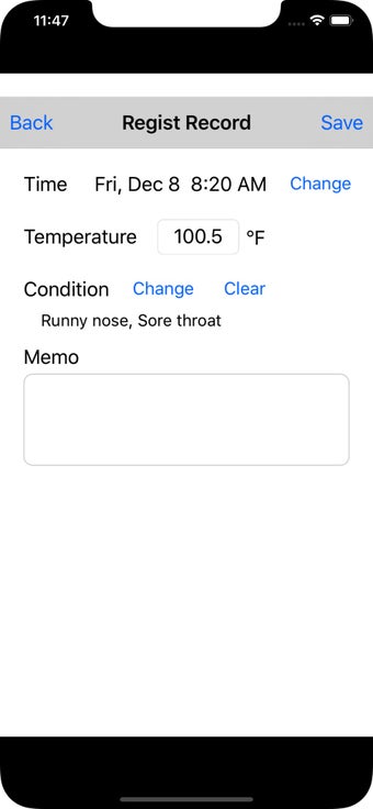 Image 1 for Body Temperature Recorder