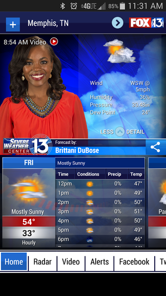 Imagen 1 para FOX13 Weather App