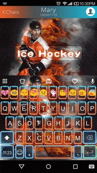 Image 0 for Ice Hockey Emoji Keyboard