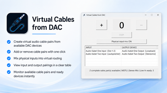 Imagen 0 para Virtual Driverless Cables…