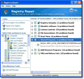 Image 0 for Registry Repair