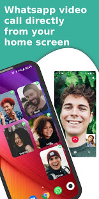Imagen 1 para Video Call Widget for Wha…