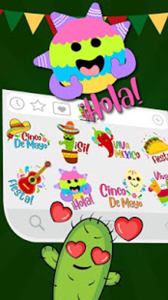 Imagen 2 para Cinco De Mayo Emoji Stick…