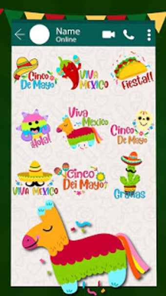 Imagen 0 para Cinco De Mayo Emoji Stick…