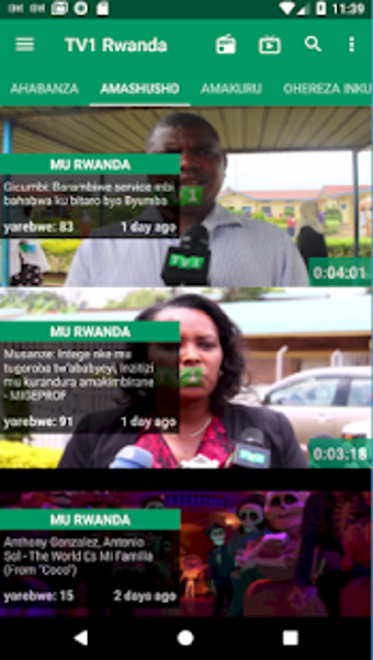 Image 1 for Tv1 Rwanda