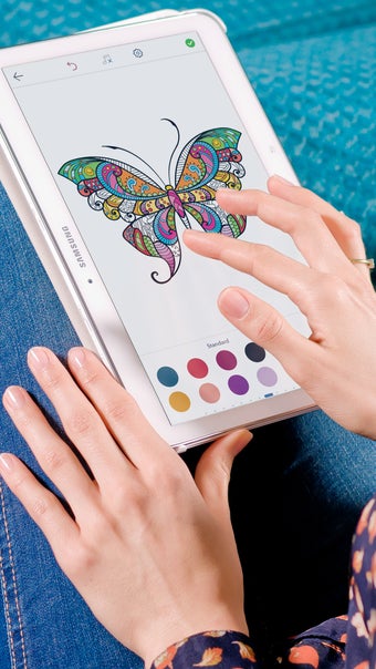 Image 0 for Adult Butterfly Coloring …
