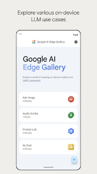 Image 0 for Google AI Edge Gallery