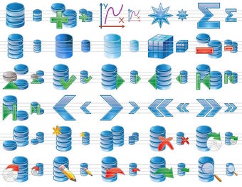 Image 0 for Database Icon Set