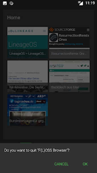 Image 1 for FOSS Browser