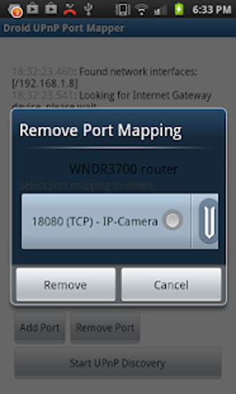 Image 1 for Droid UPnP Port Mapper