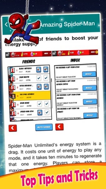 Imagen 2 para Guide for Spider Man Unli…