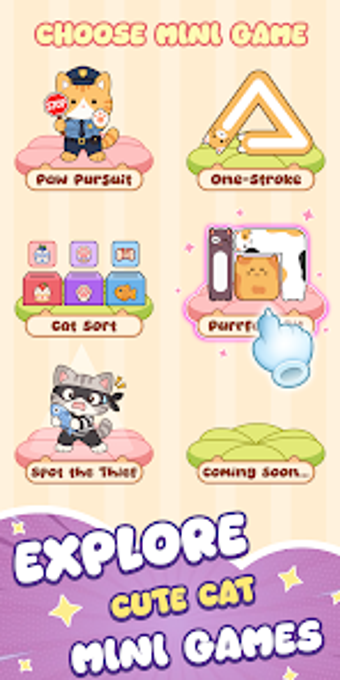 Image 0 for Meow Break: Cat Mini Game…