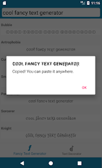 Imagen 2 para Cool Fancy Text Generator…