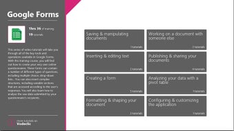 Imagen 1 para Google Forms Training for…
